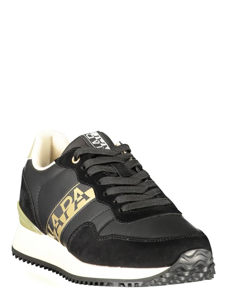 Black Polyester Athletic Sneakers alternative