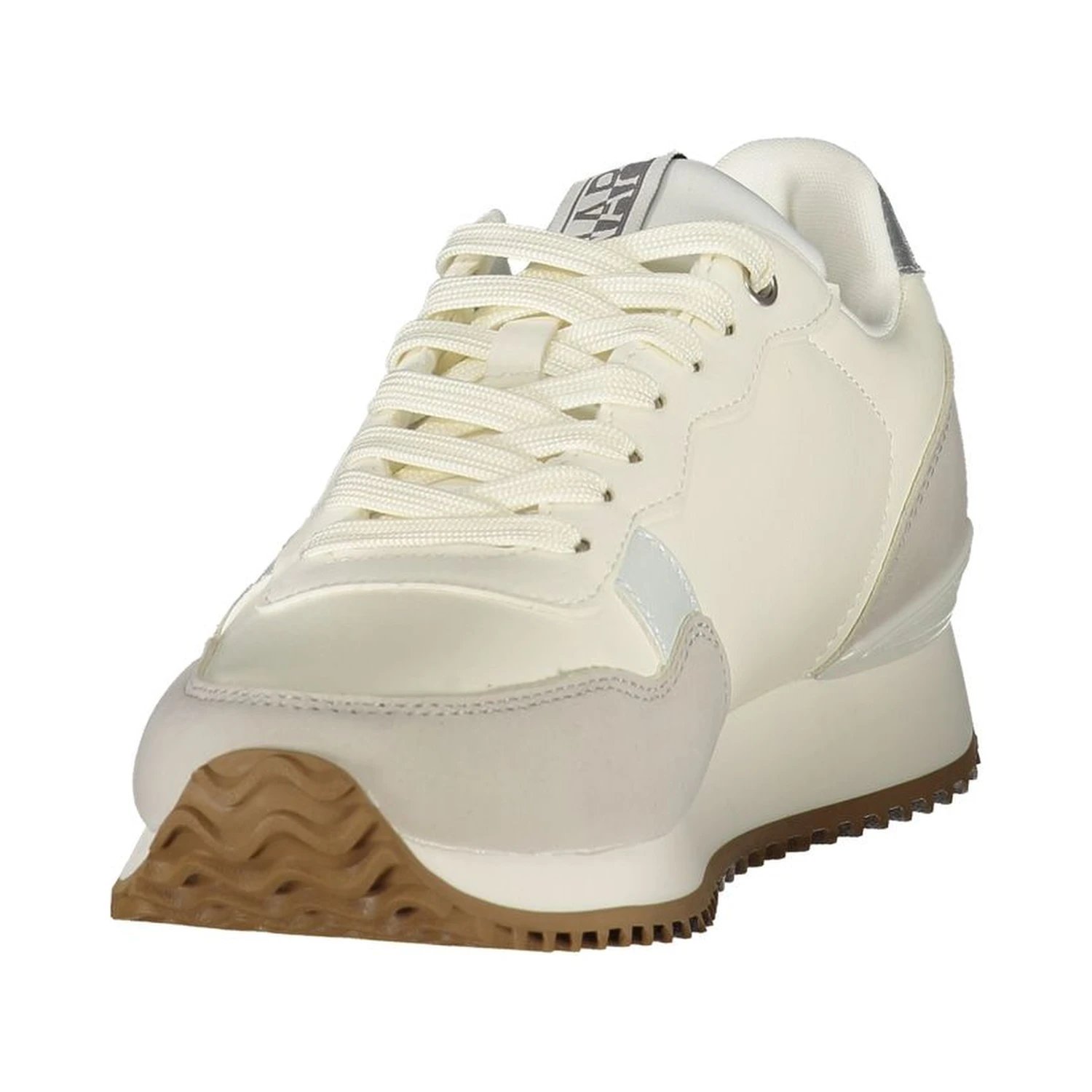 Blue Polyester Athletic Sneakers