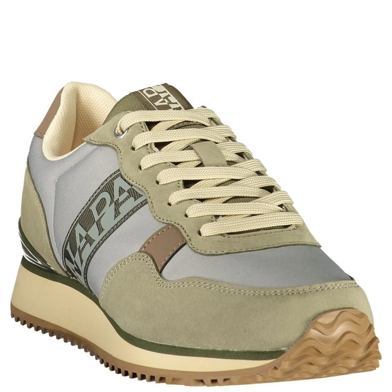 Blue Polyester Athletic Sneakers