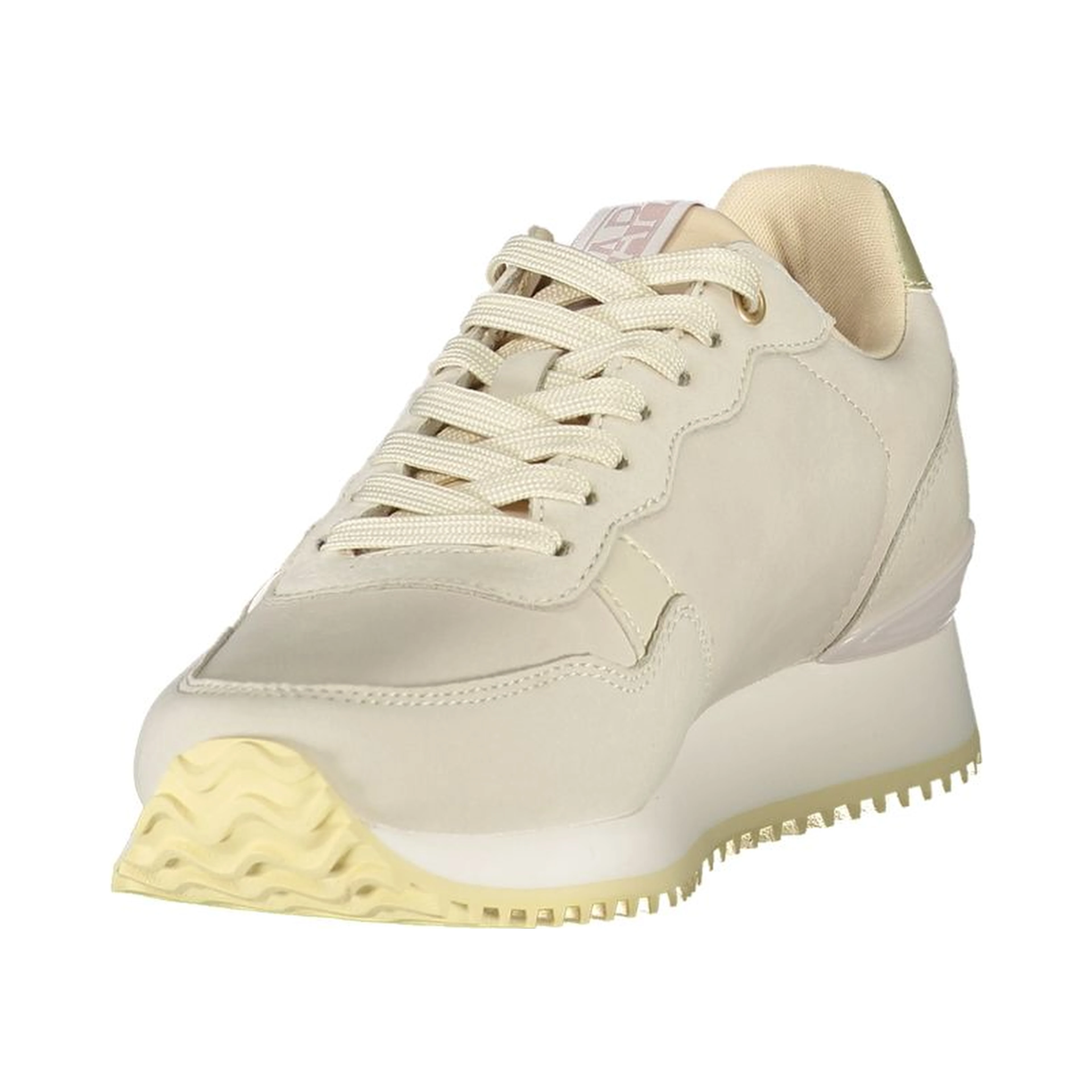 Pink Polyester Athletic Sneakers