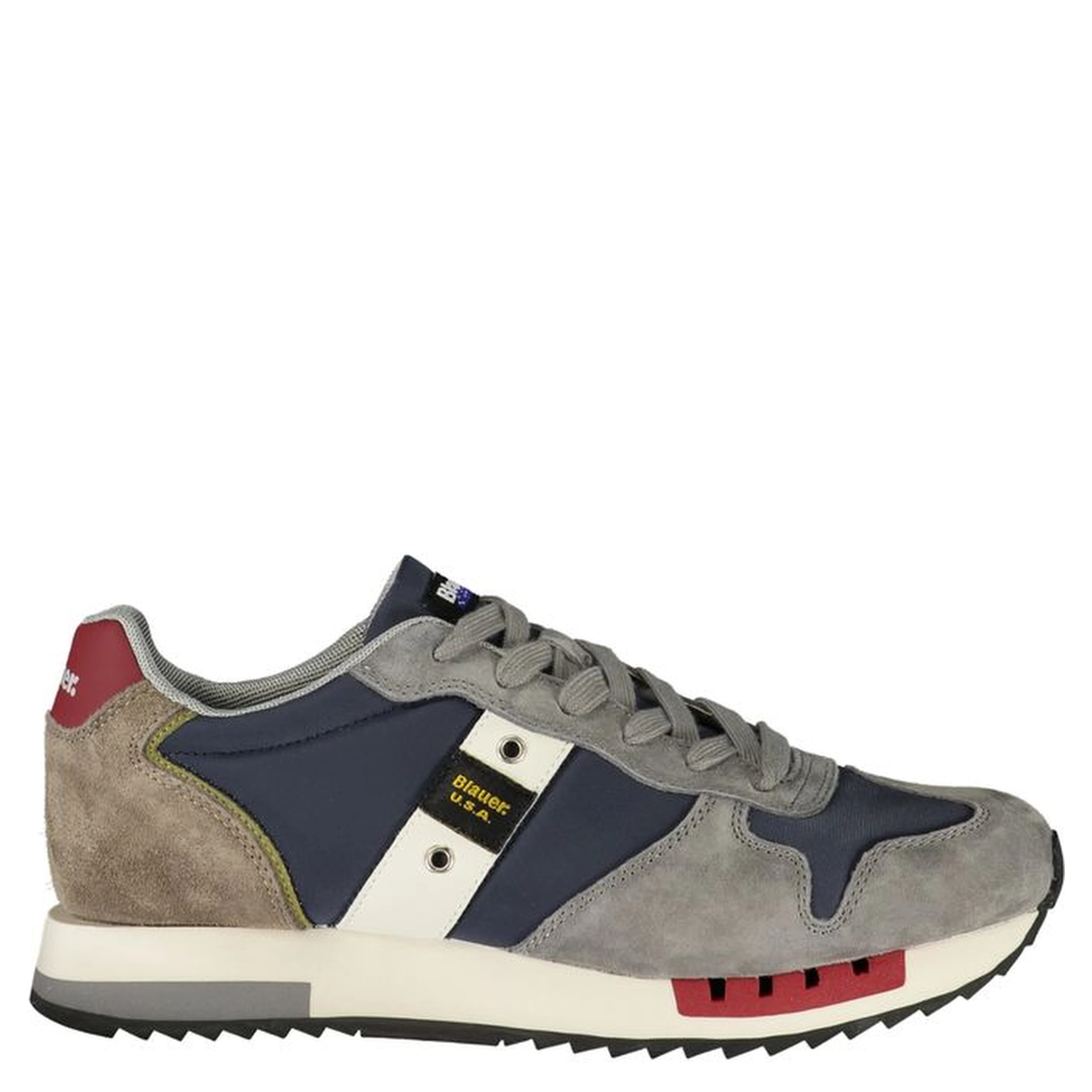 Blue Polyurethane Men's Sneaker