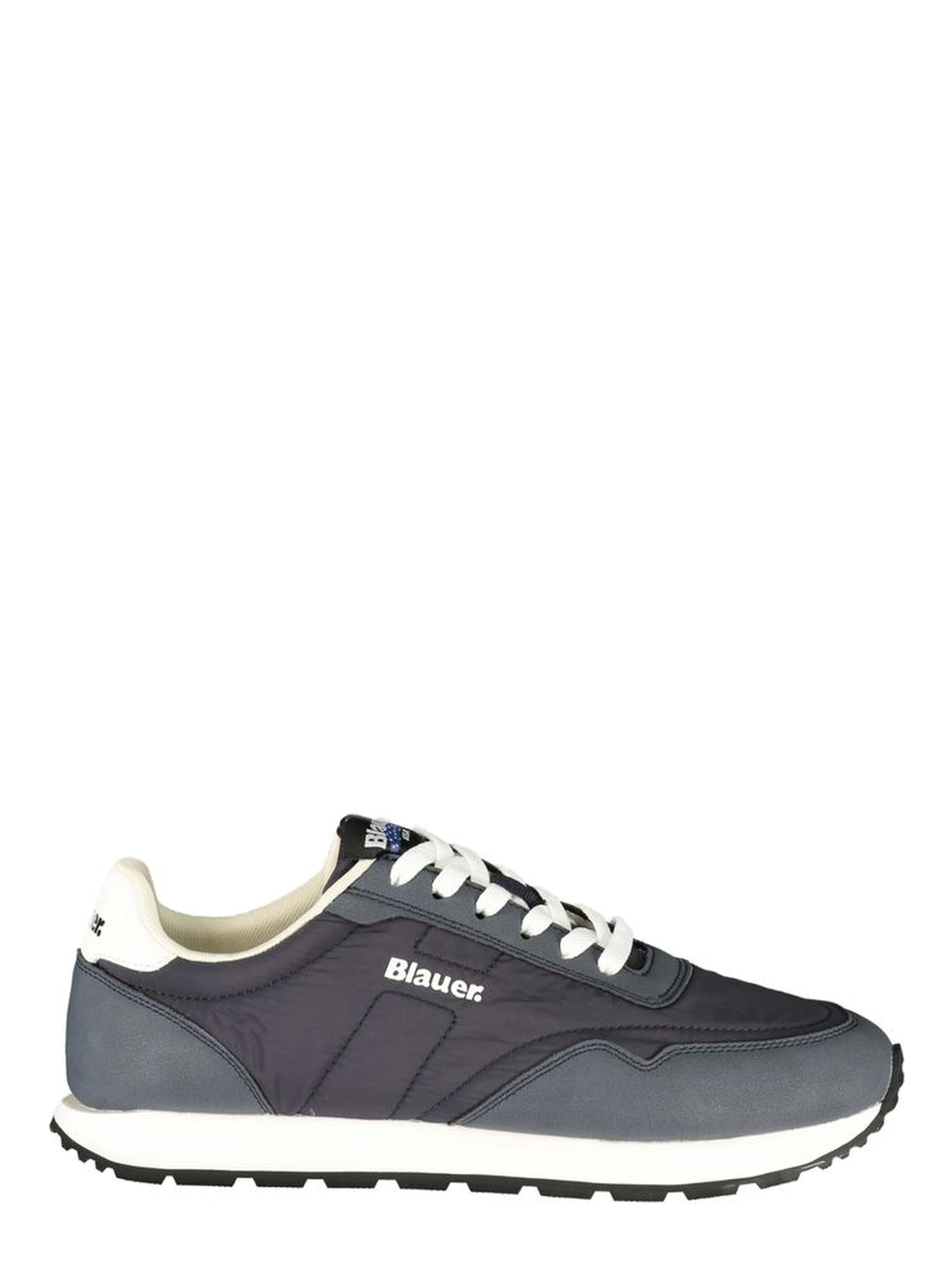 Blue Polyester Men's Sneaker