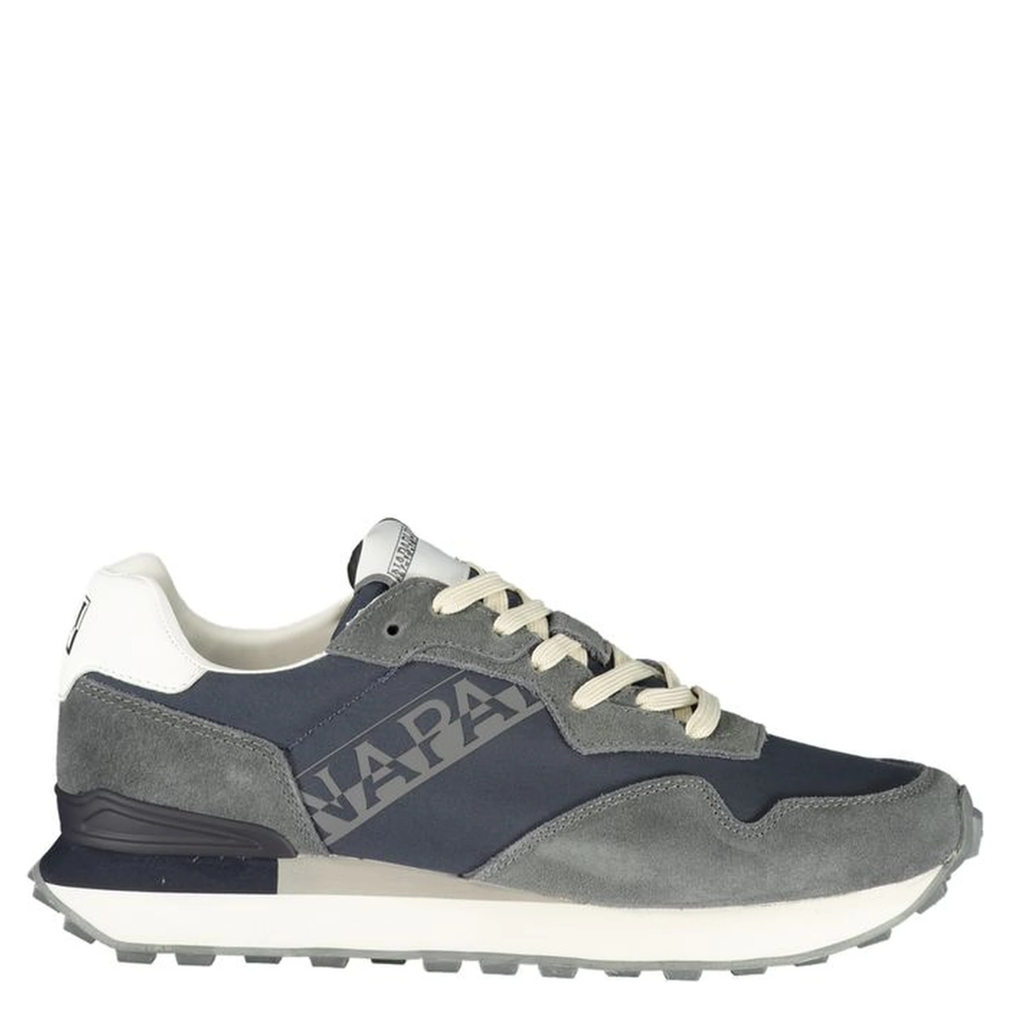 Blue Polyester Athletic Sneakers