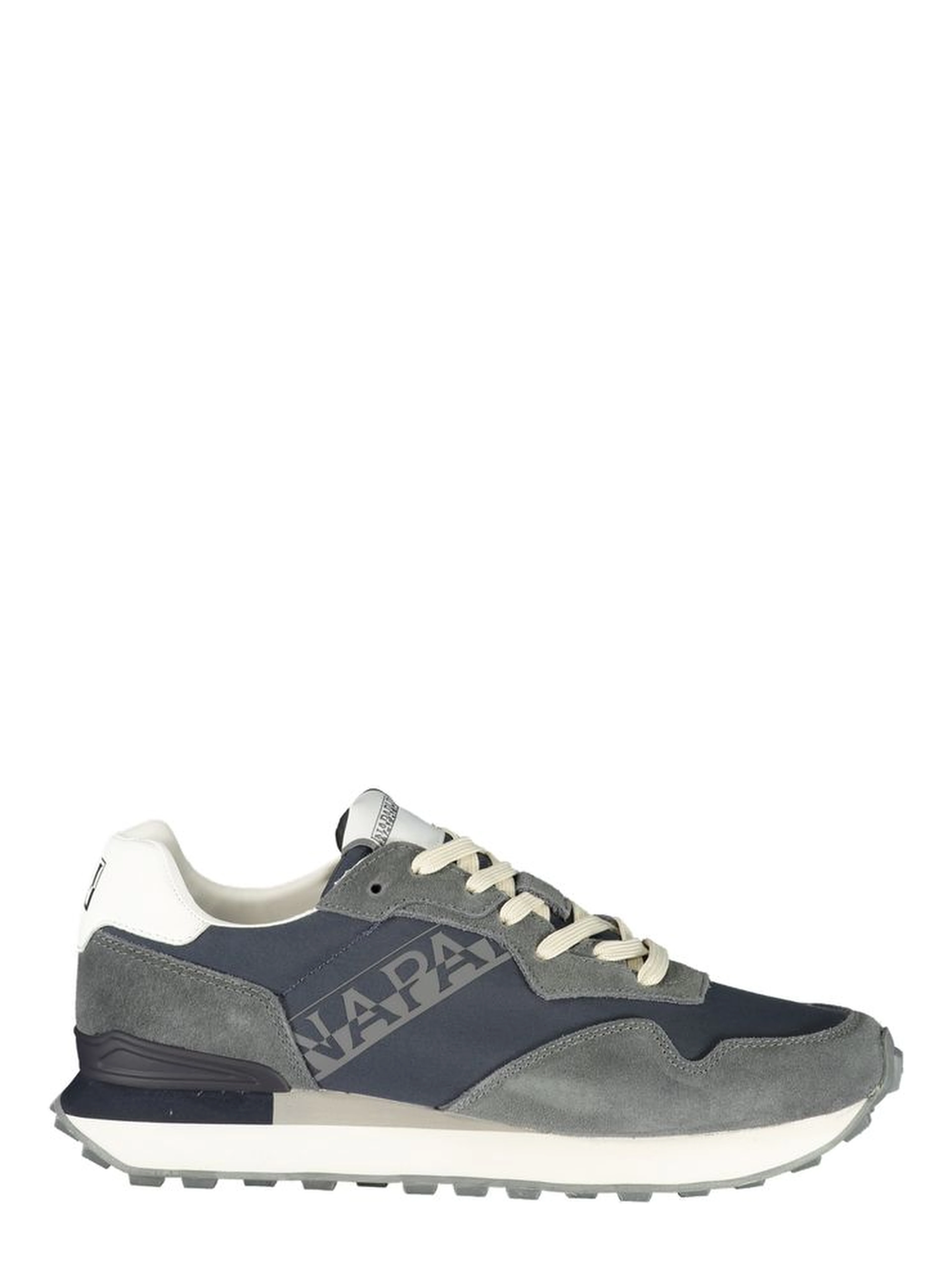 Blue Polyester Athletic Sneakers