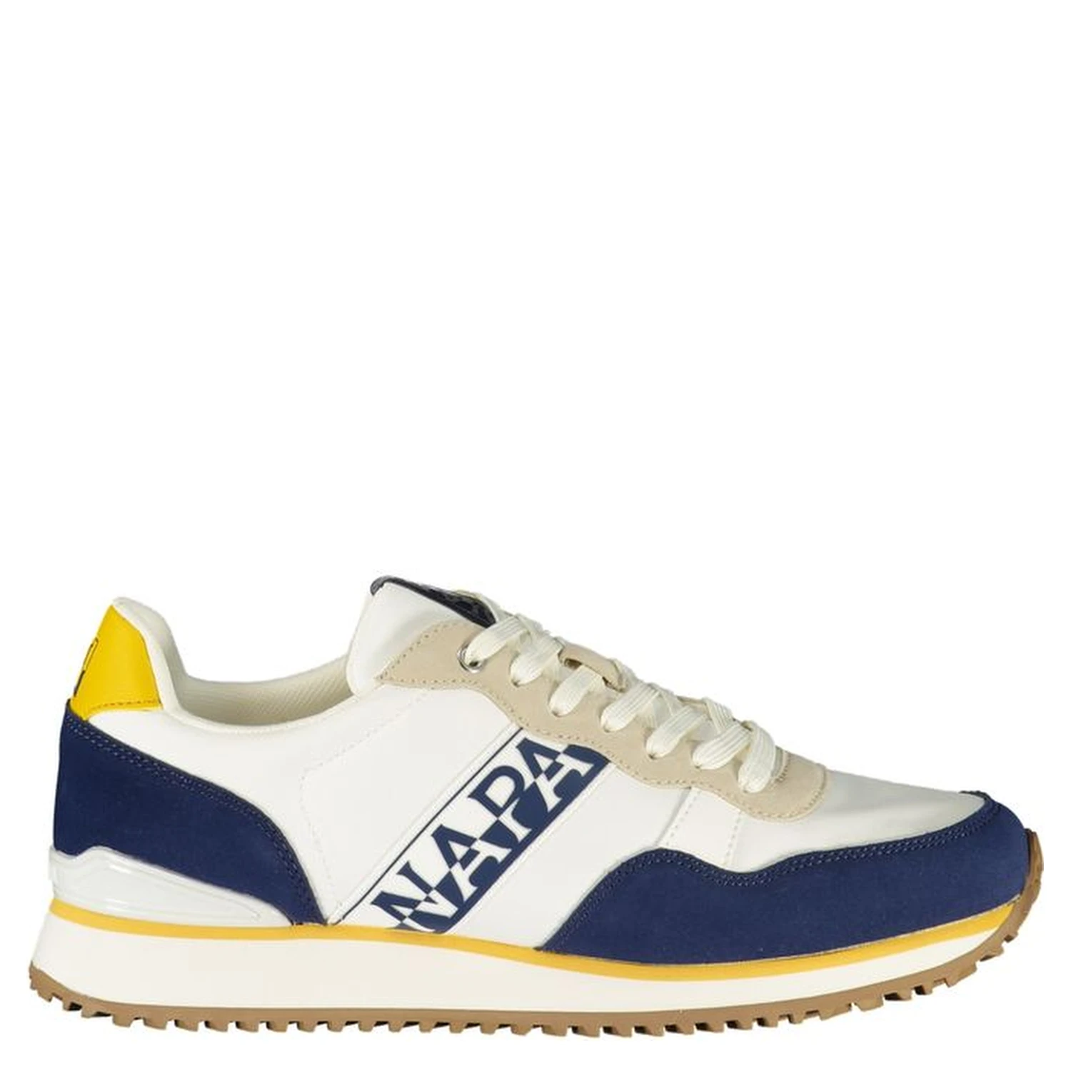 Blue Polyester Athletic Sneakers
