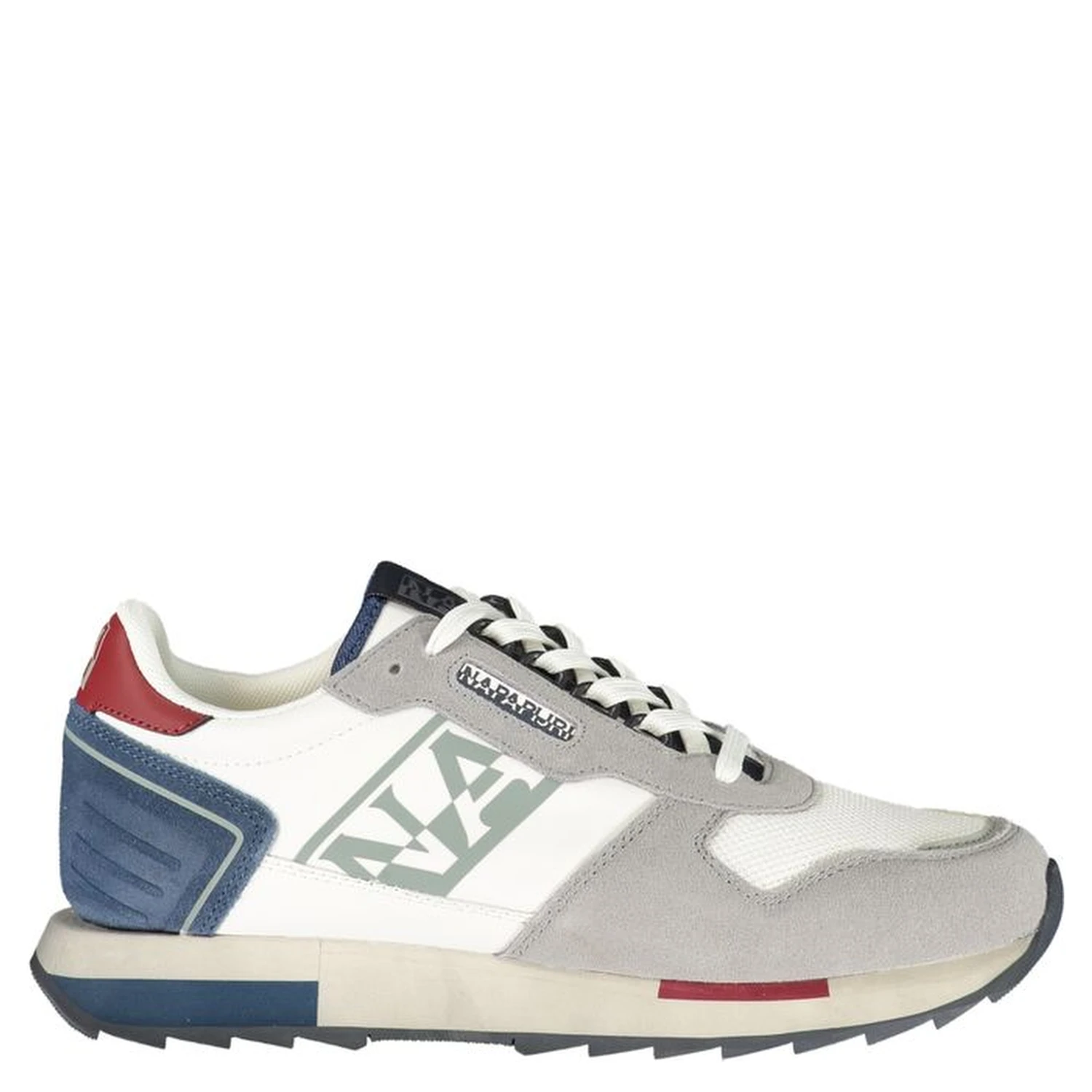 Blue Polyester Athletic Sneakers