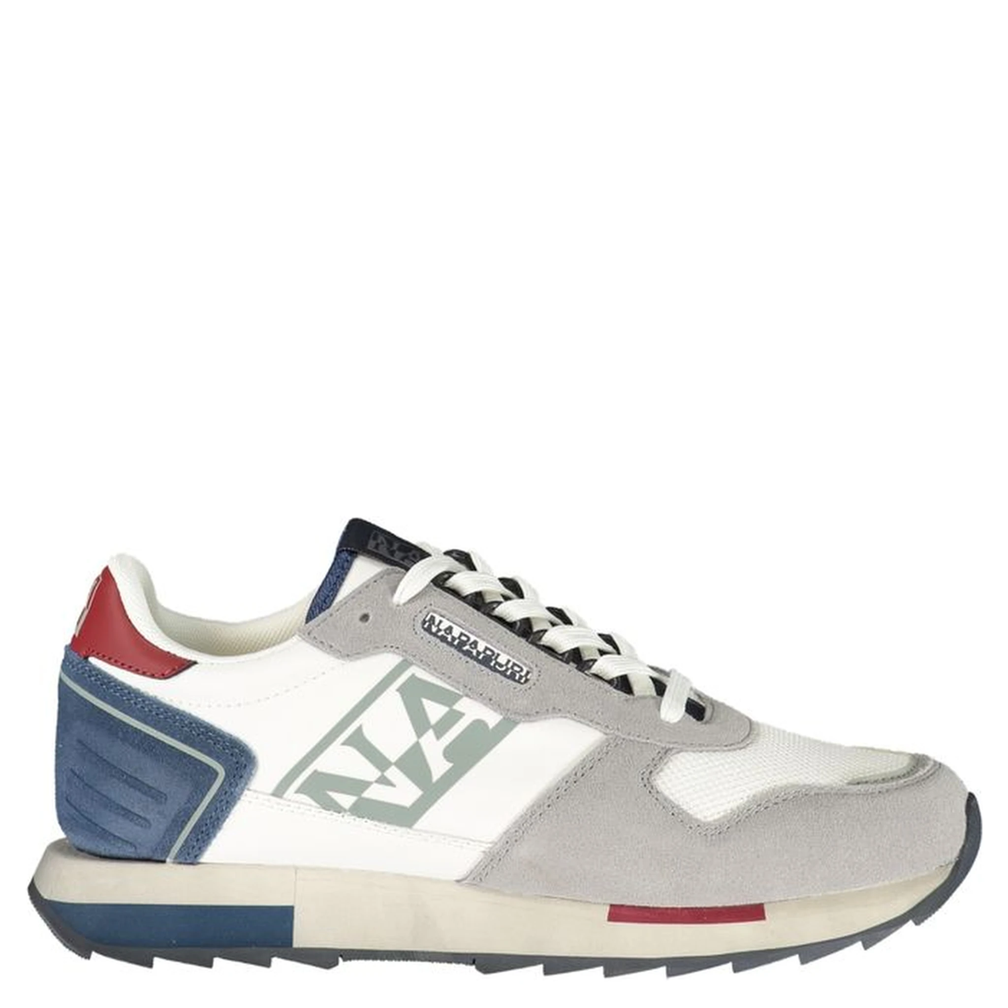 Blue Polyester Athletic Sneakers