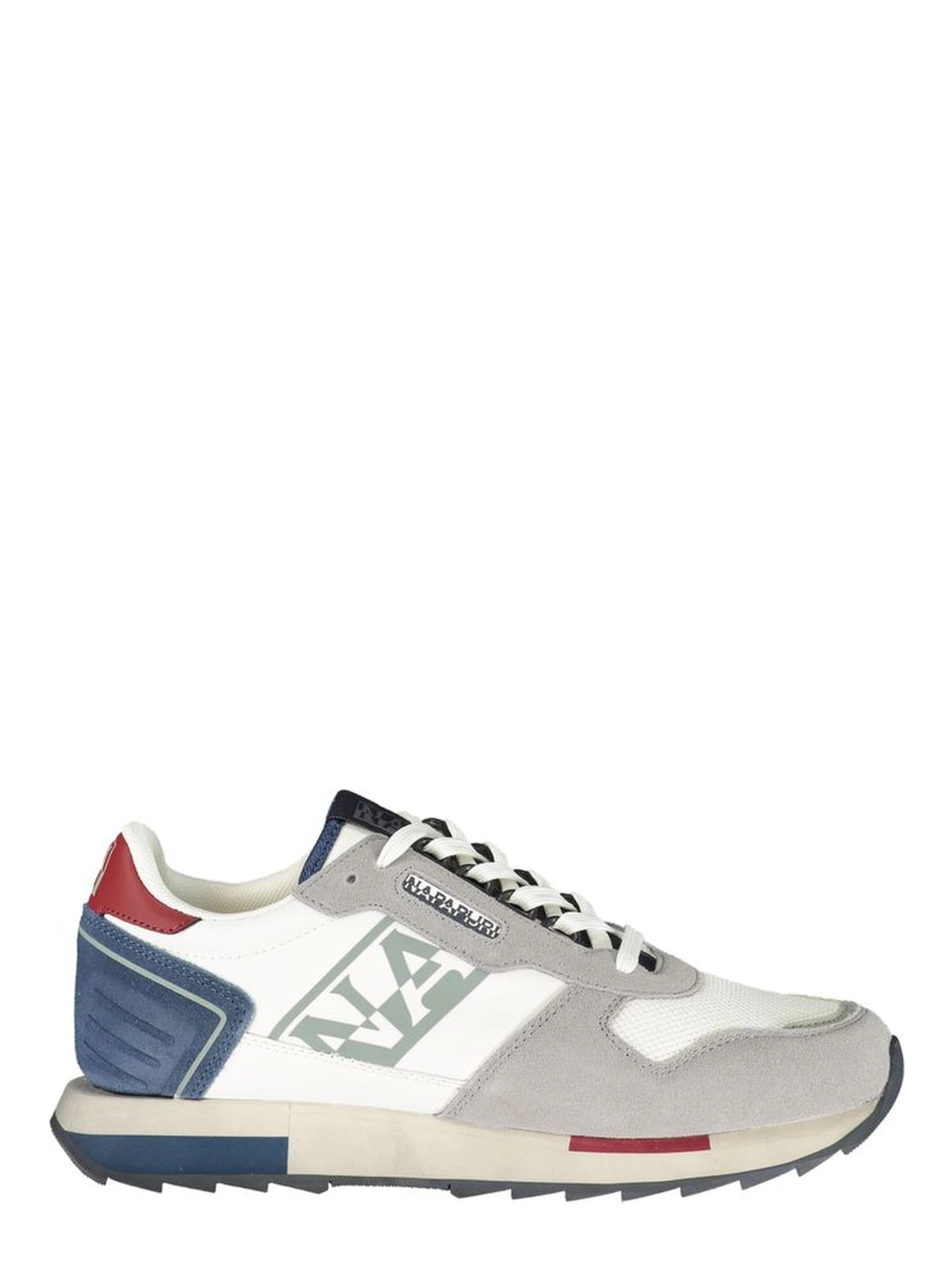 Blue Polyester Athletic Sneakers