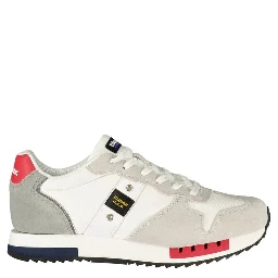 White Polyurethane Mens Sneaker