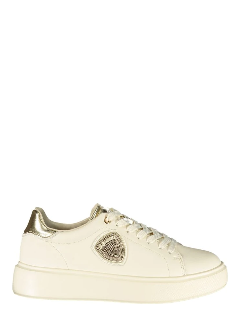 Beige Leather Women's Sneaker