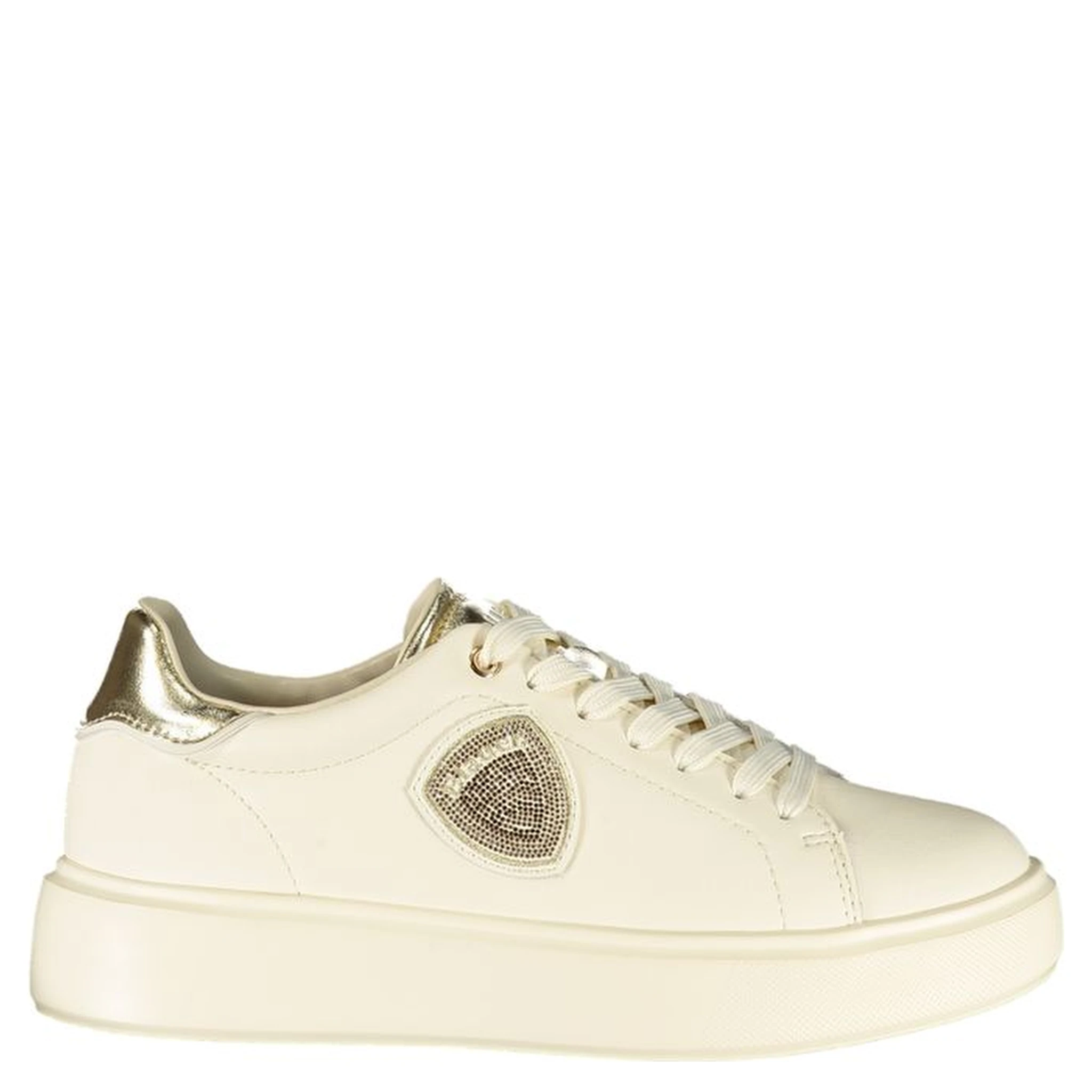 Beige Leather Women's Sneaker