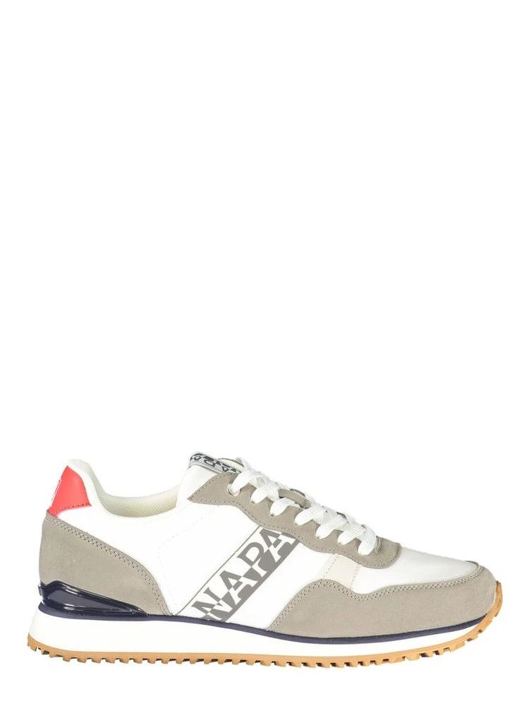 Blue Polyester Athletic Sneakers
