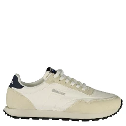 Bianco Polyester Men's Sneaker