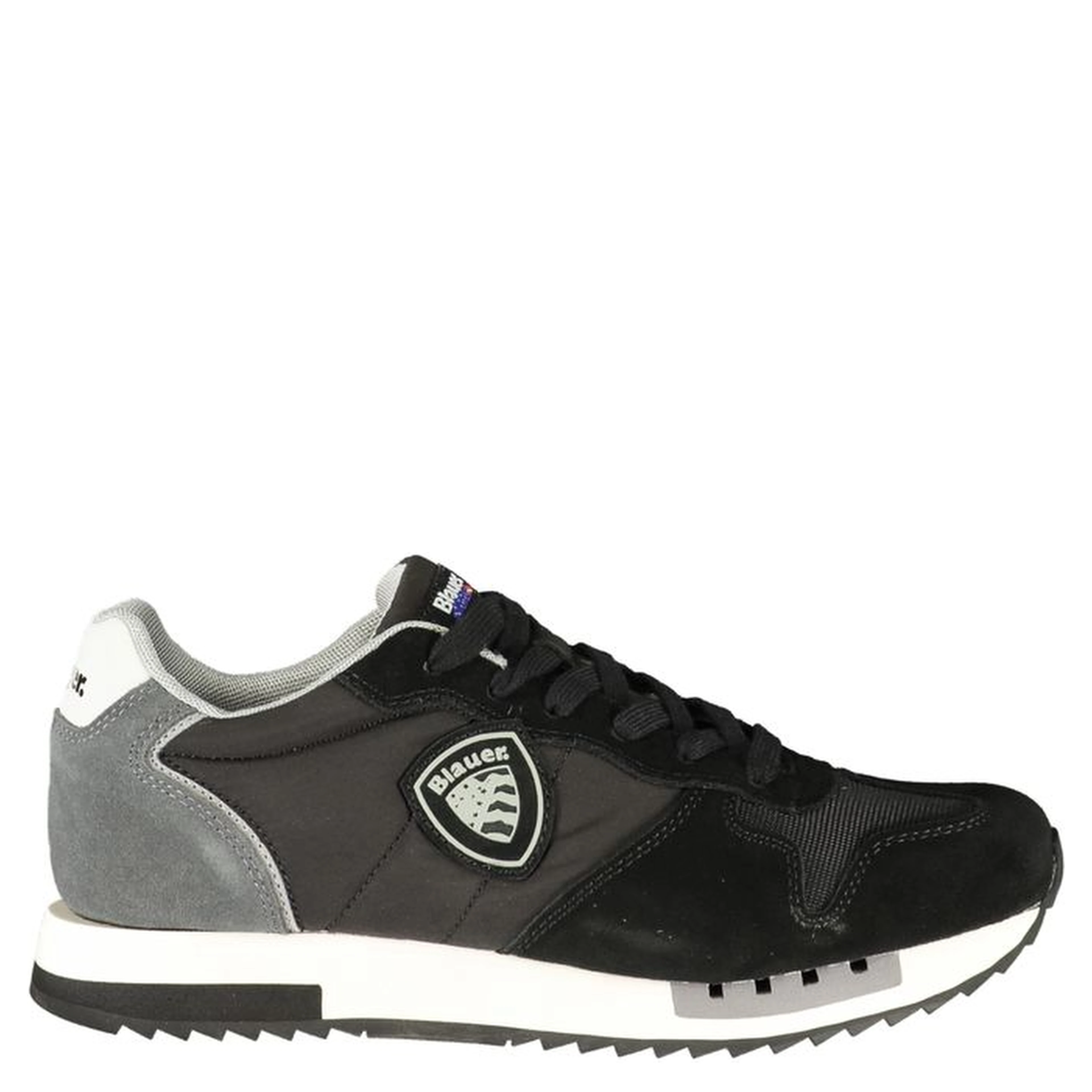 Black Polyurethane Men's Sneaker