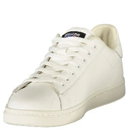 White Polyurethane Men's Sneaker