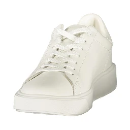 White Polyurethane Men's Sneaker