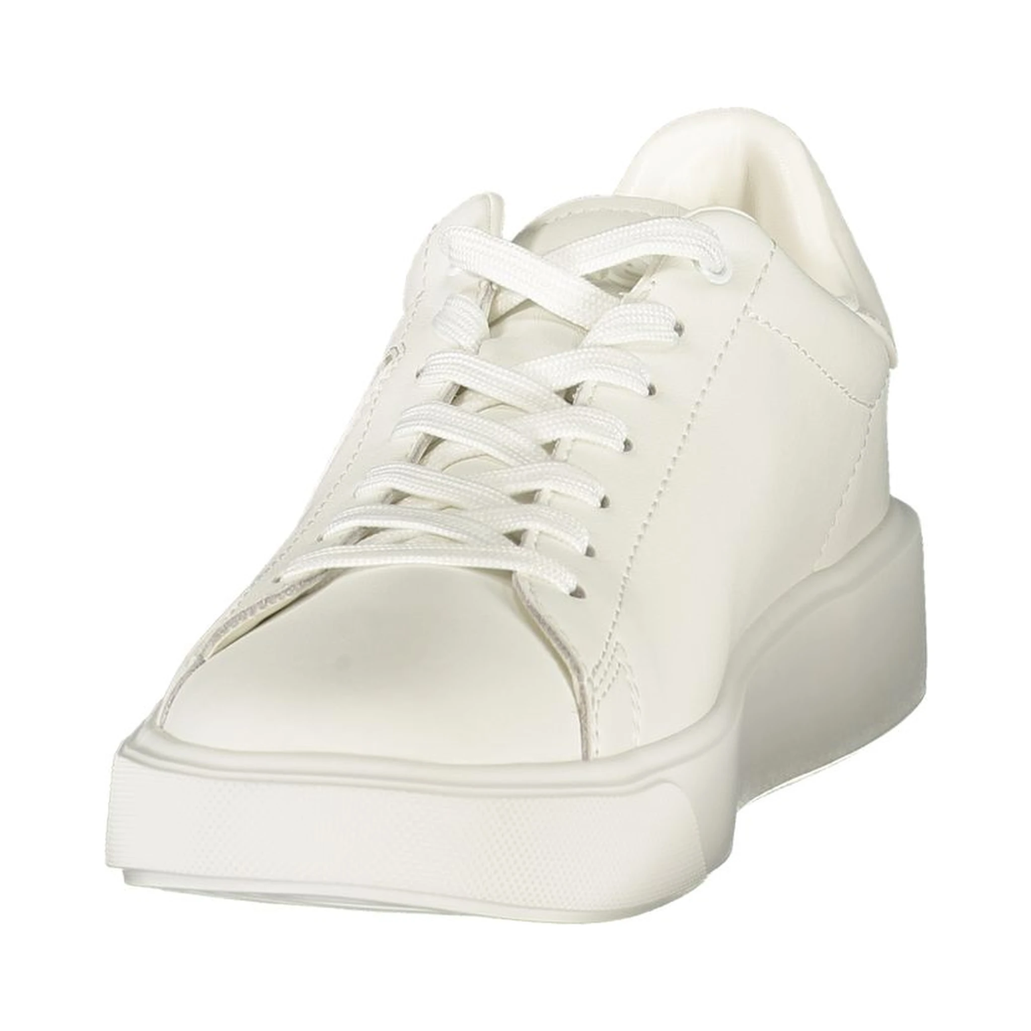 White Polyurethane Men's Sneaker