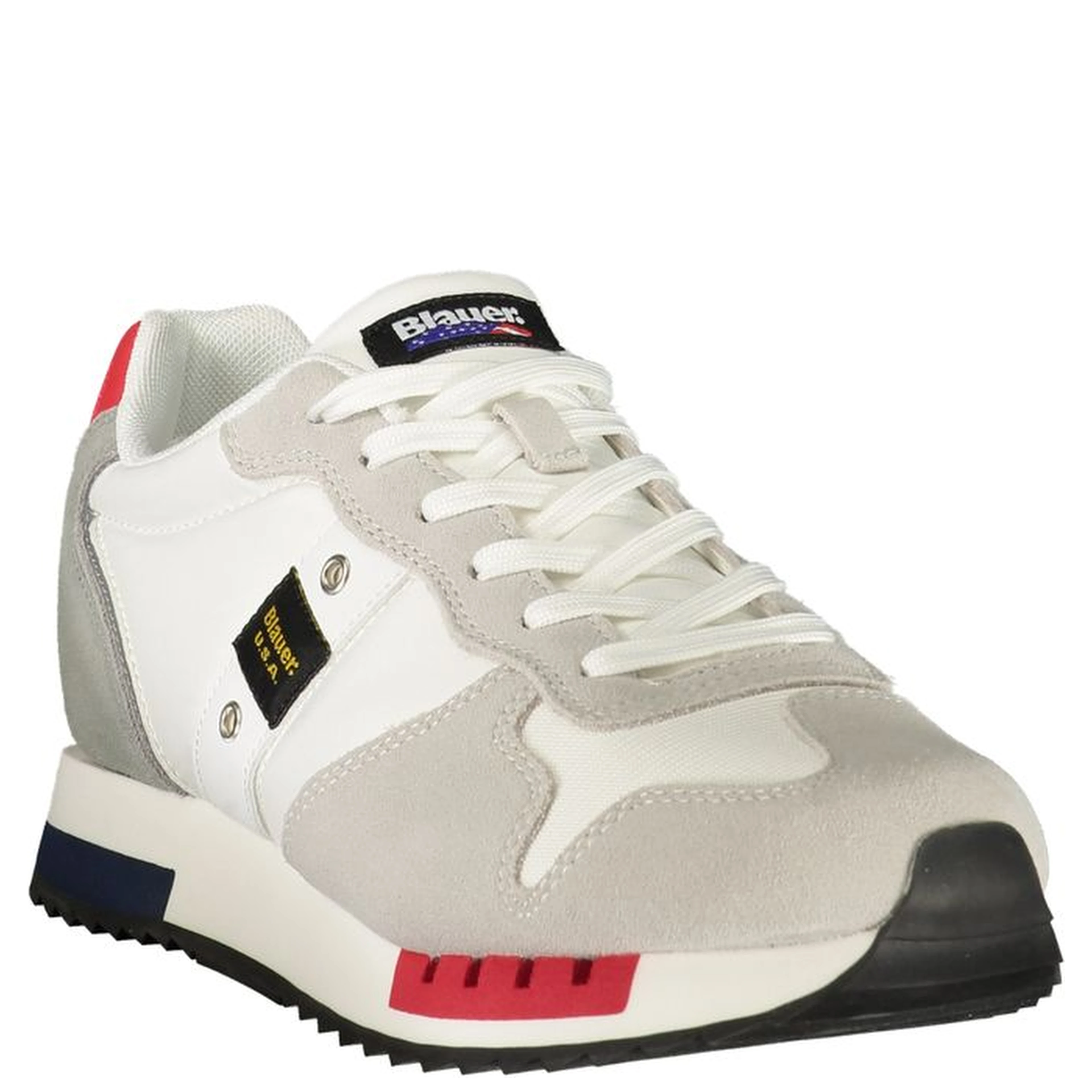 White Polyurethane Mens Sneaker
