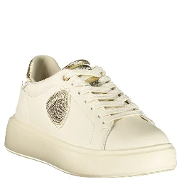 Beige Leather Women's Sneaker