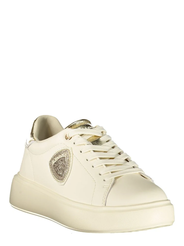 Beige Leather Women's Sneaker alternative