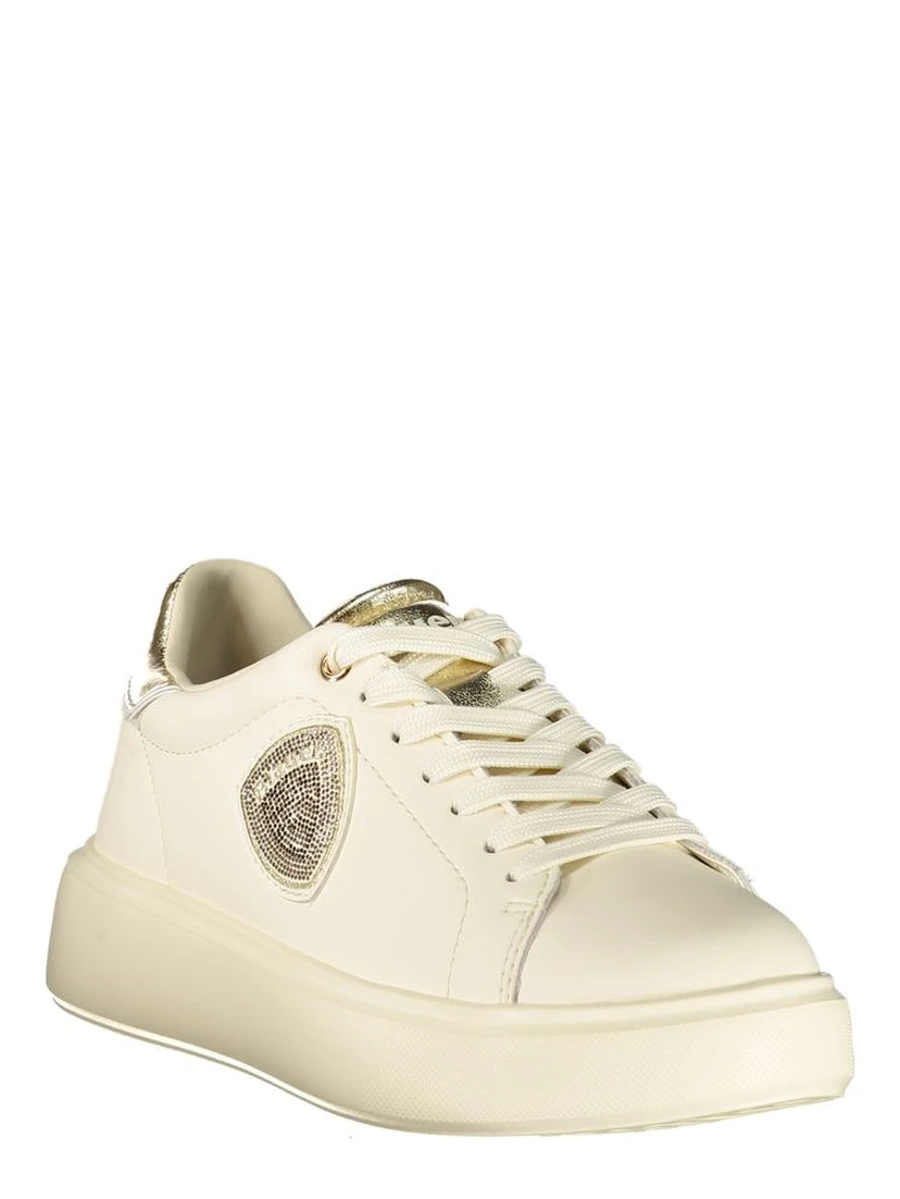 Beige Leather Women's Sneaker