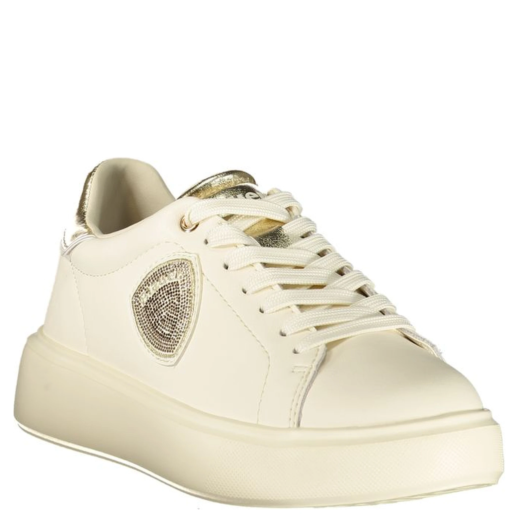 Beige Leather Women's Sneaker