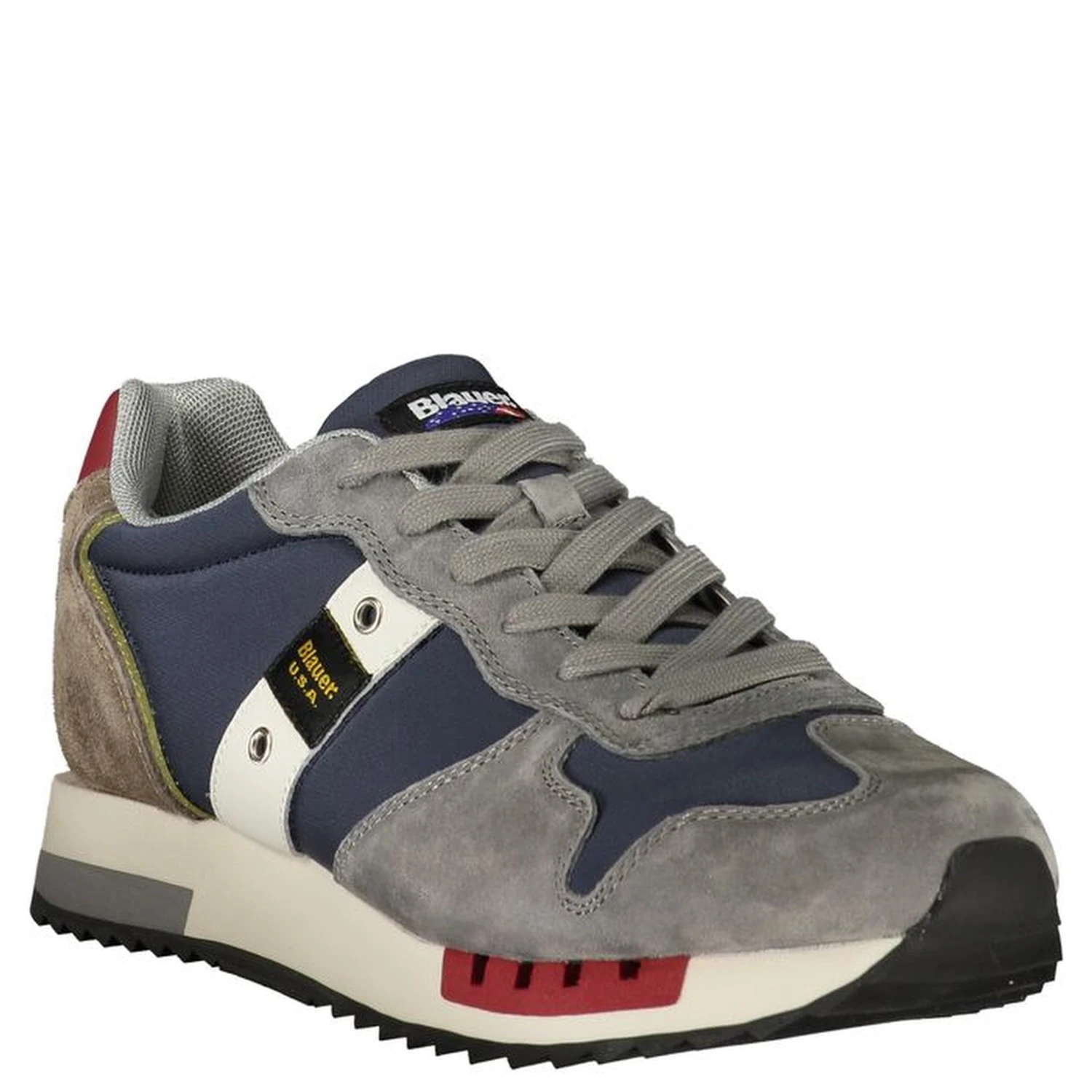 Blue Polyurethane Men's Sneaker