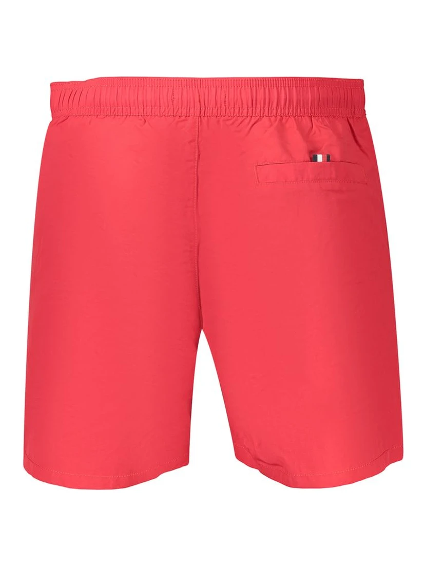 Rosso Polyester Mens Swimwear
