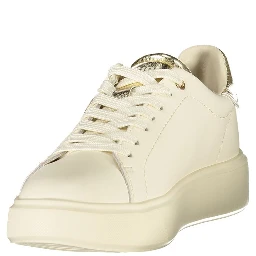 Beige Leather Women's Sneaker