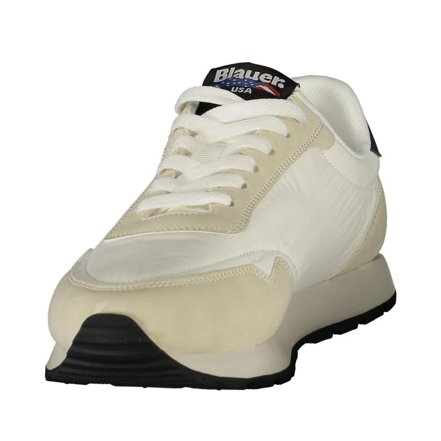Bianco Polyester Men's Sneaker