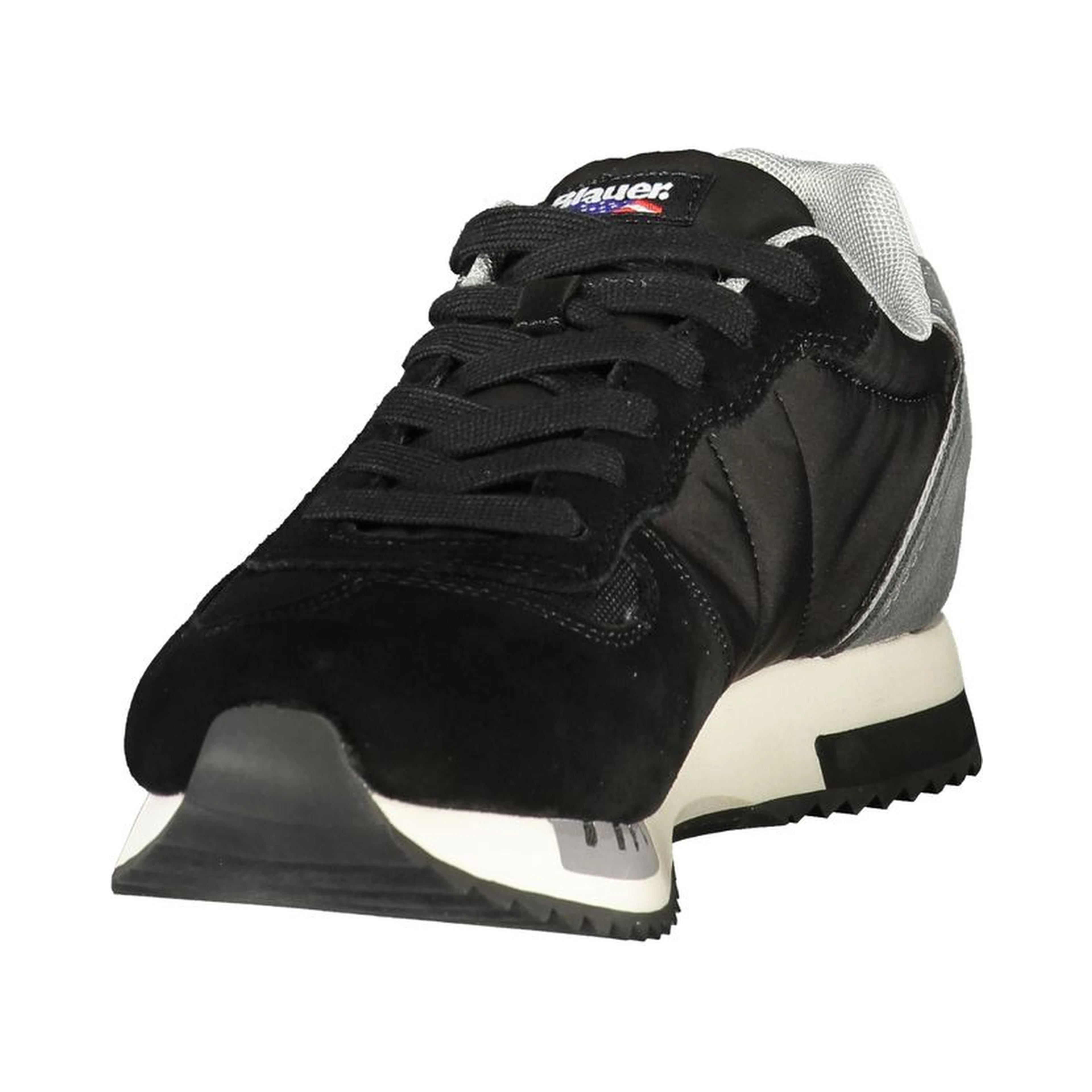 Black Polyurethane Men's Sneaker