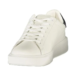 White Polyurethane Men's Sneaker