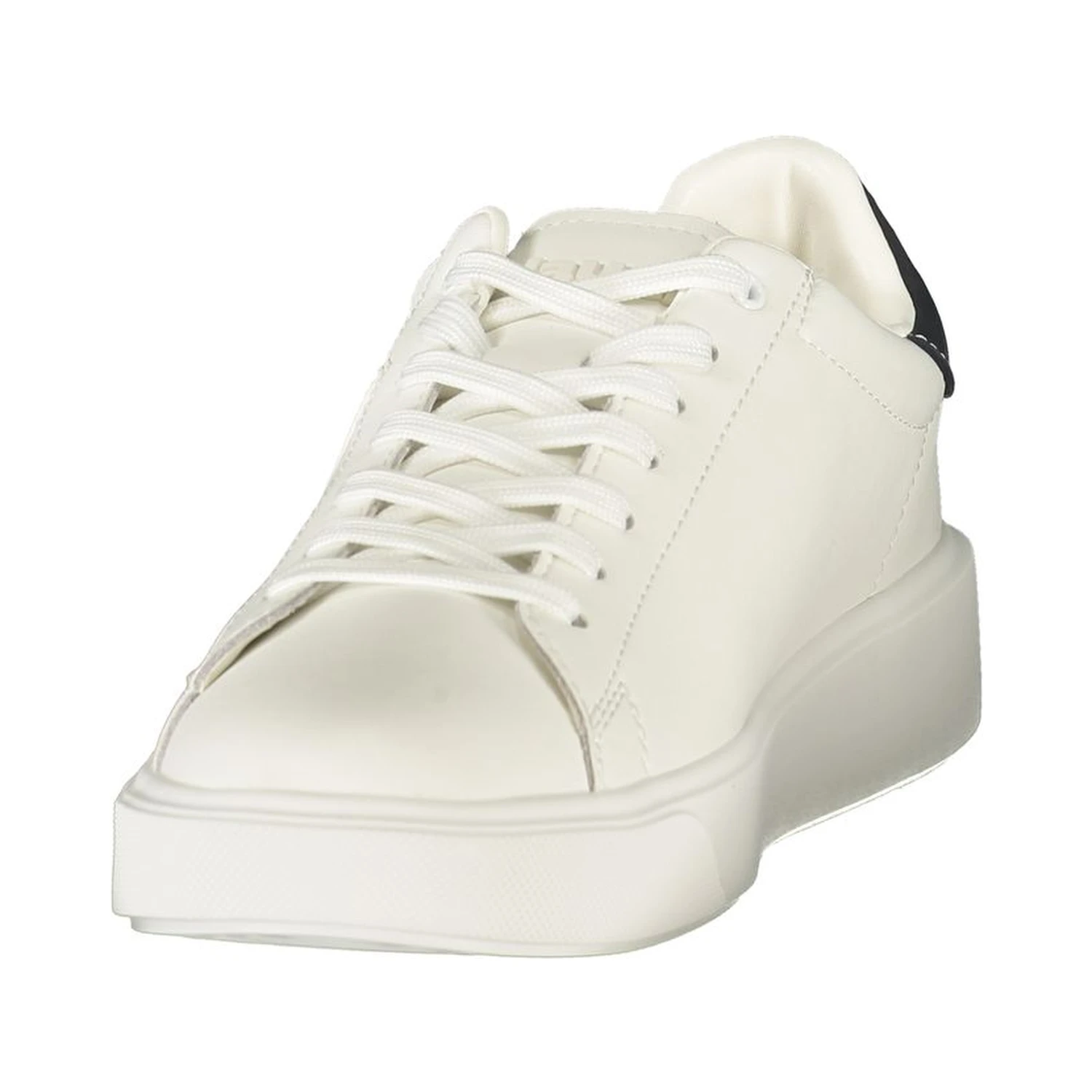 White Polyurethane Men's Sneaker