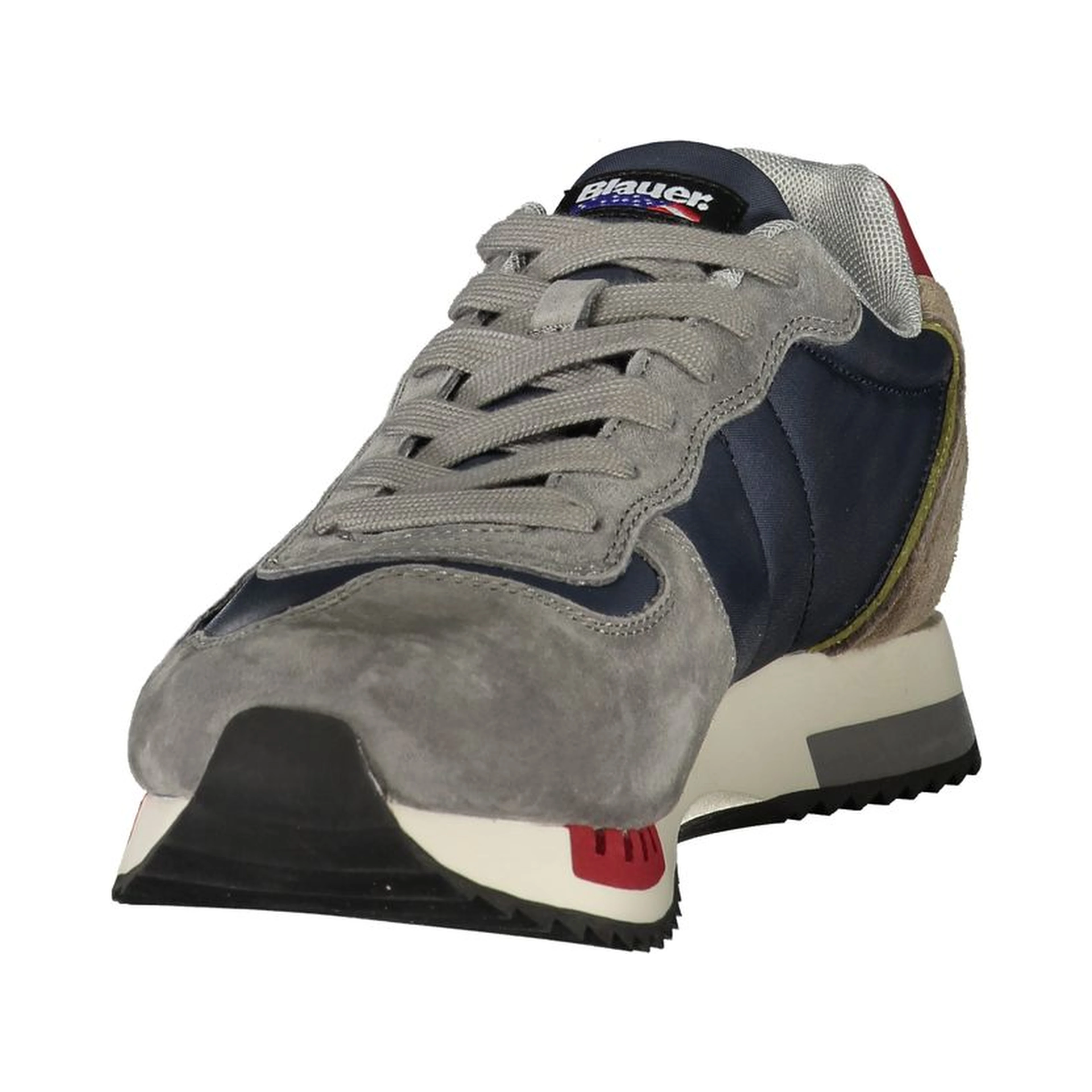 Blue Polyurethane Men's Sneaker