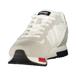 White Polyurethane Mens Sneaker