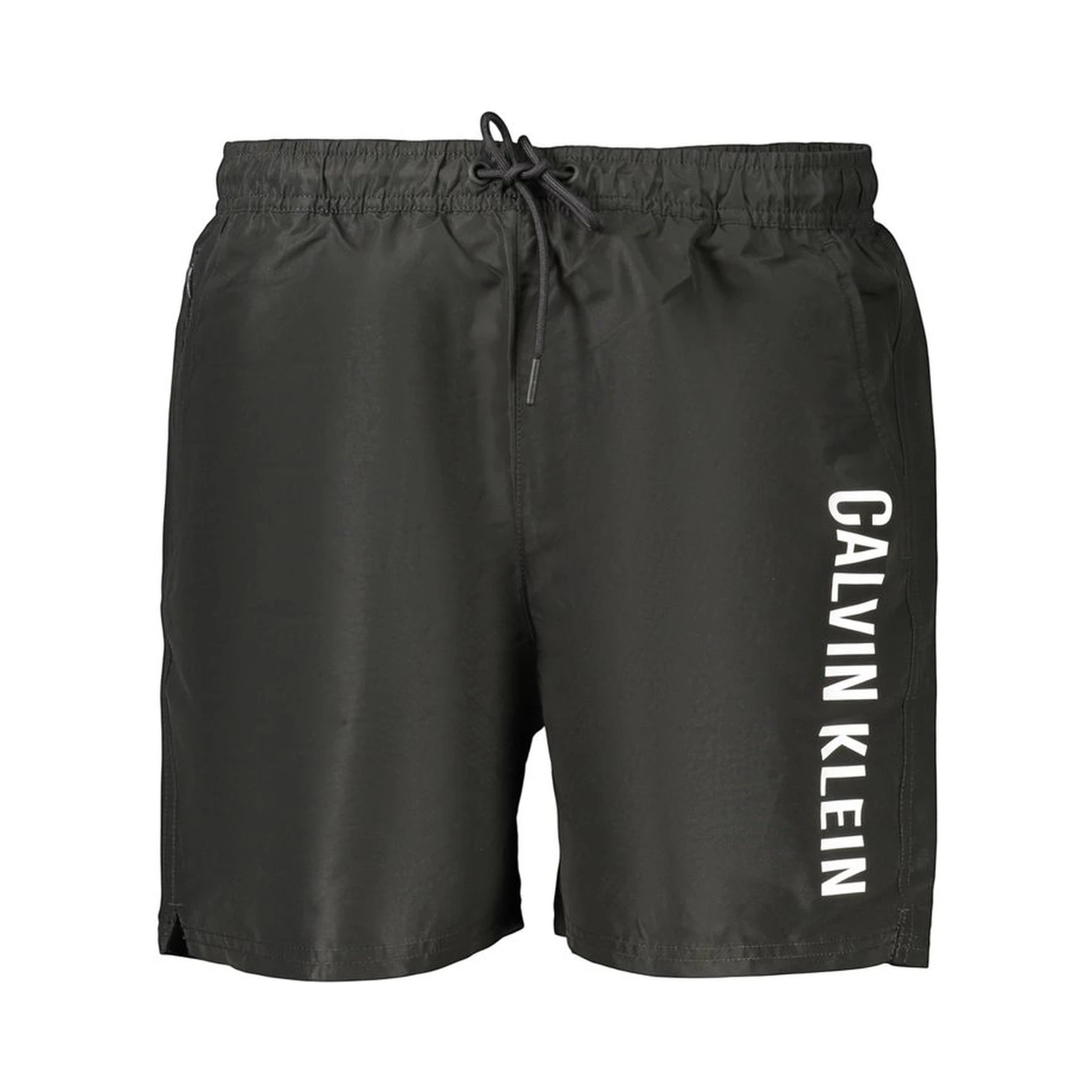 Black Polyester Men's Short