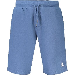 Blue Cotton Men's Pants