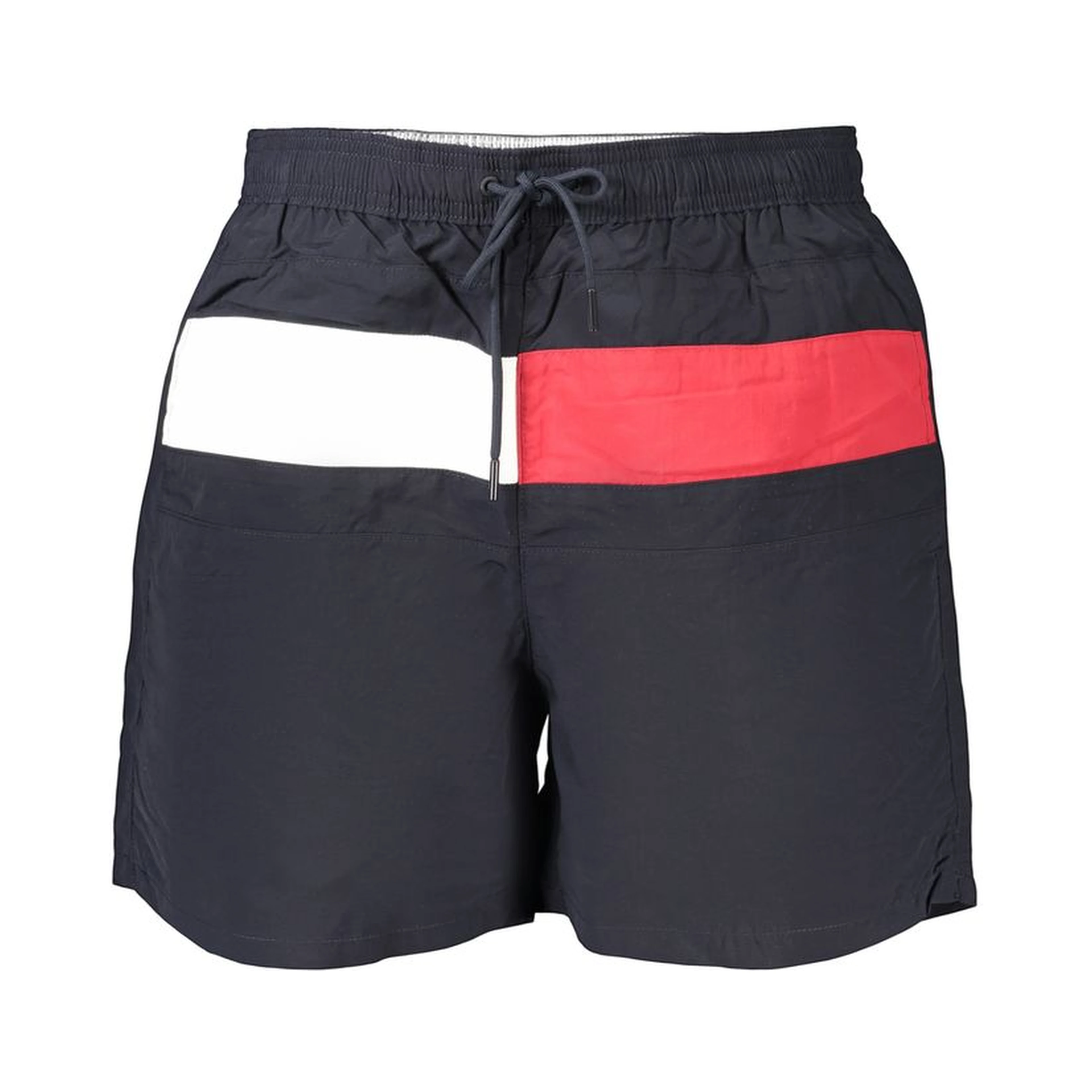 Blue Polyester Men's Swimwear