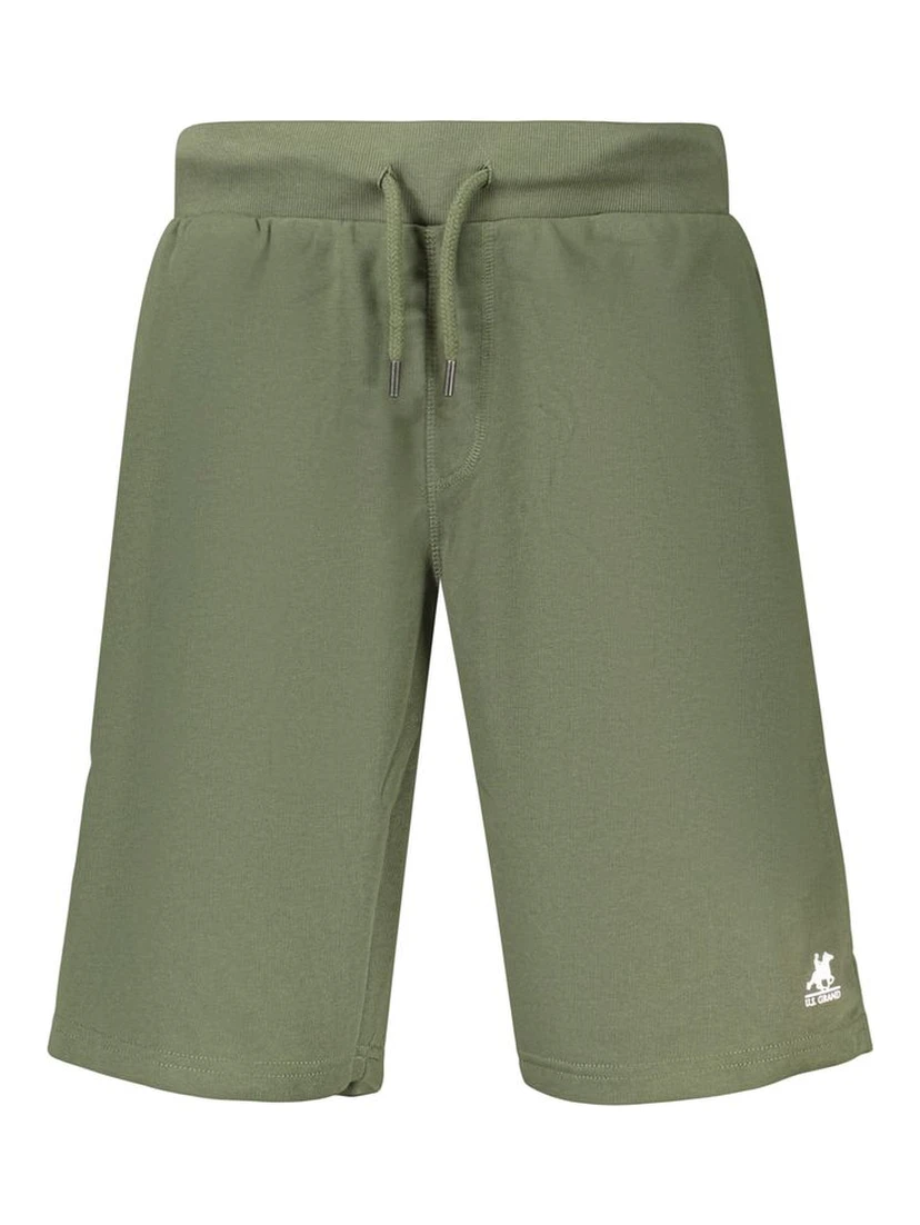 Green Cotton Menswear Pant