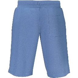 Blue Cotton Men's Pants