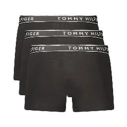 Black Cotton Men's Boxer Shorts