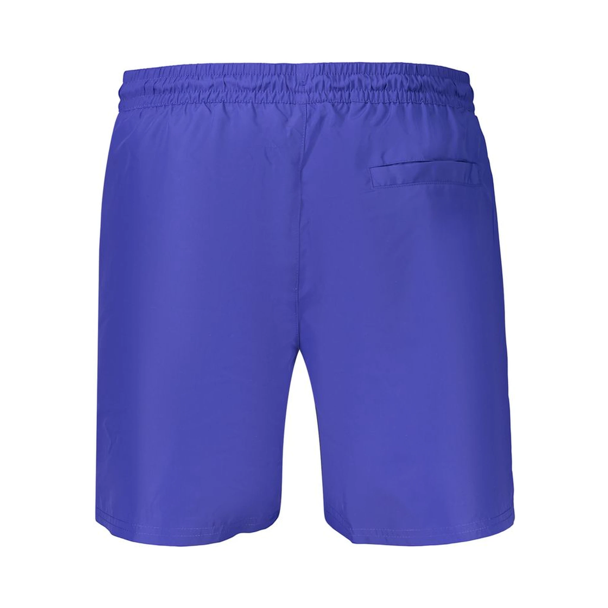 Blue Polyester Men's Swimwear
