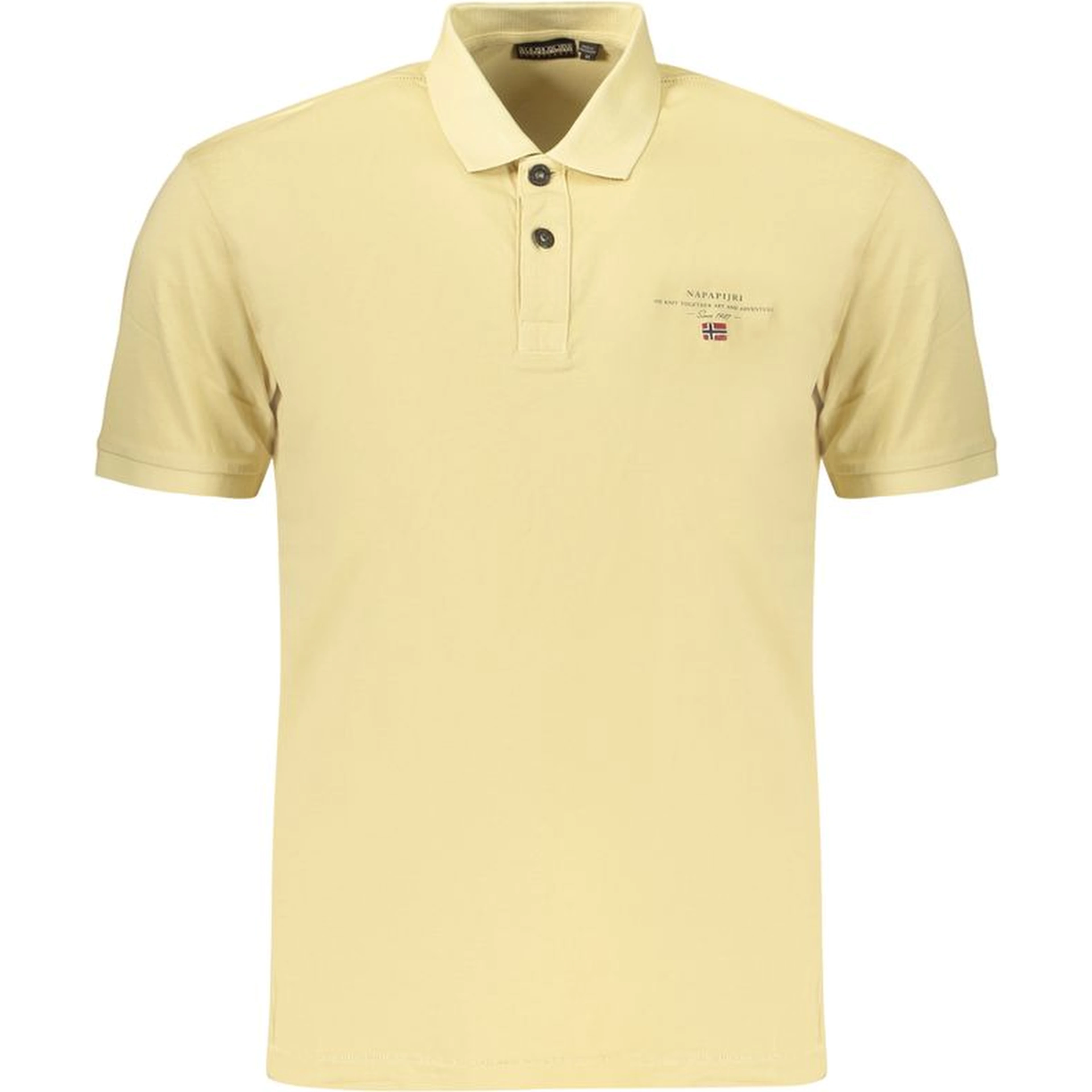 Beige Cotton Polo Shirt