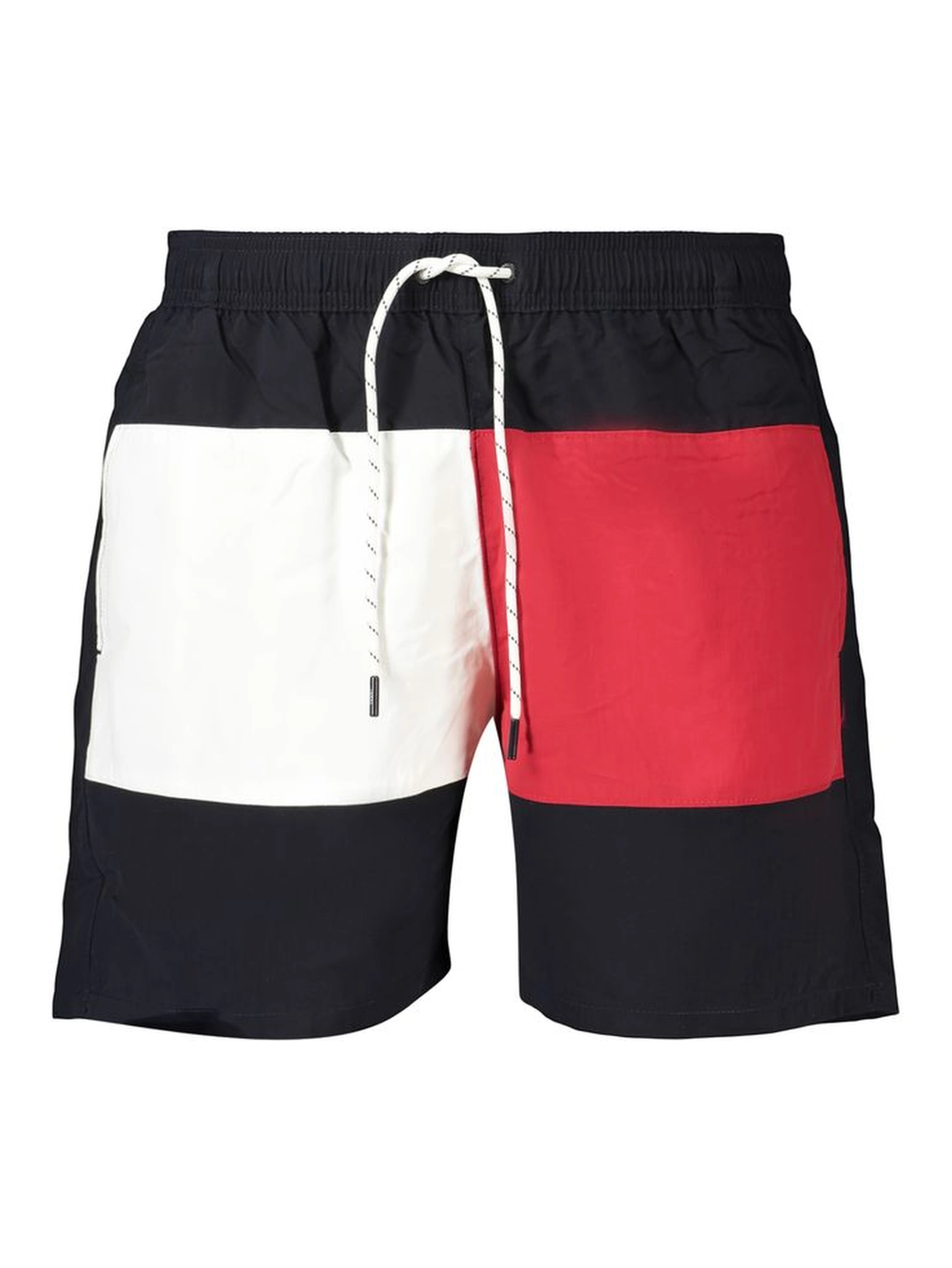 Blue Polyester Swim Shorts