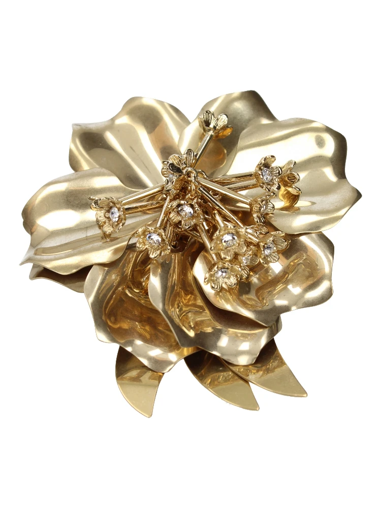 Gold Metal Broch