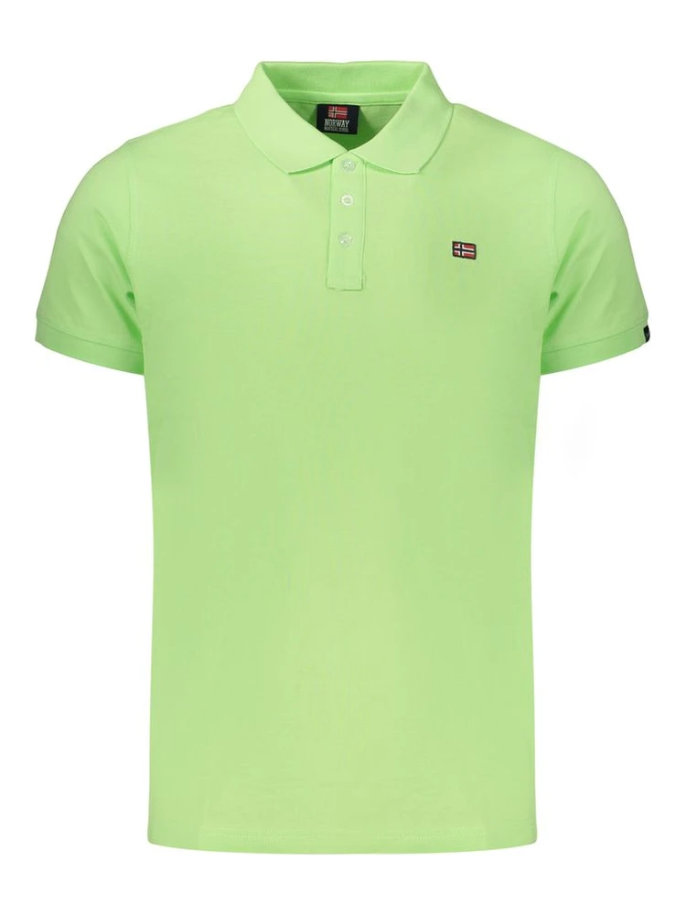 Green Cotton Polo Shirt