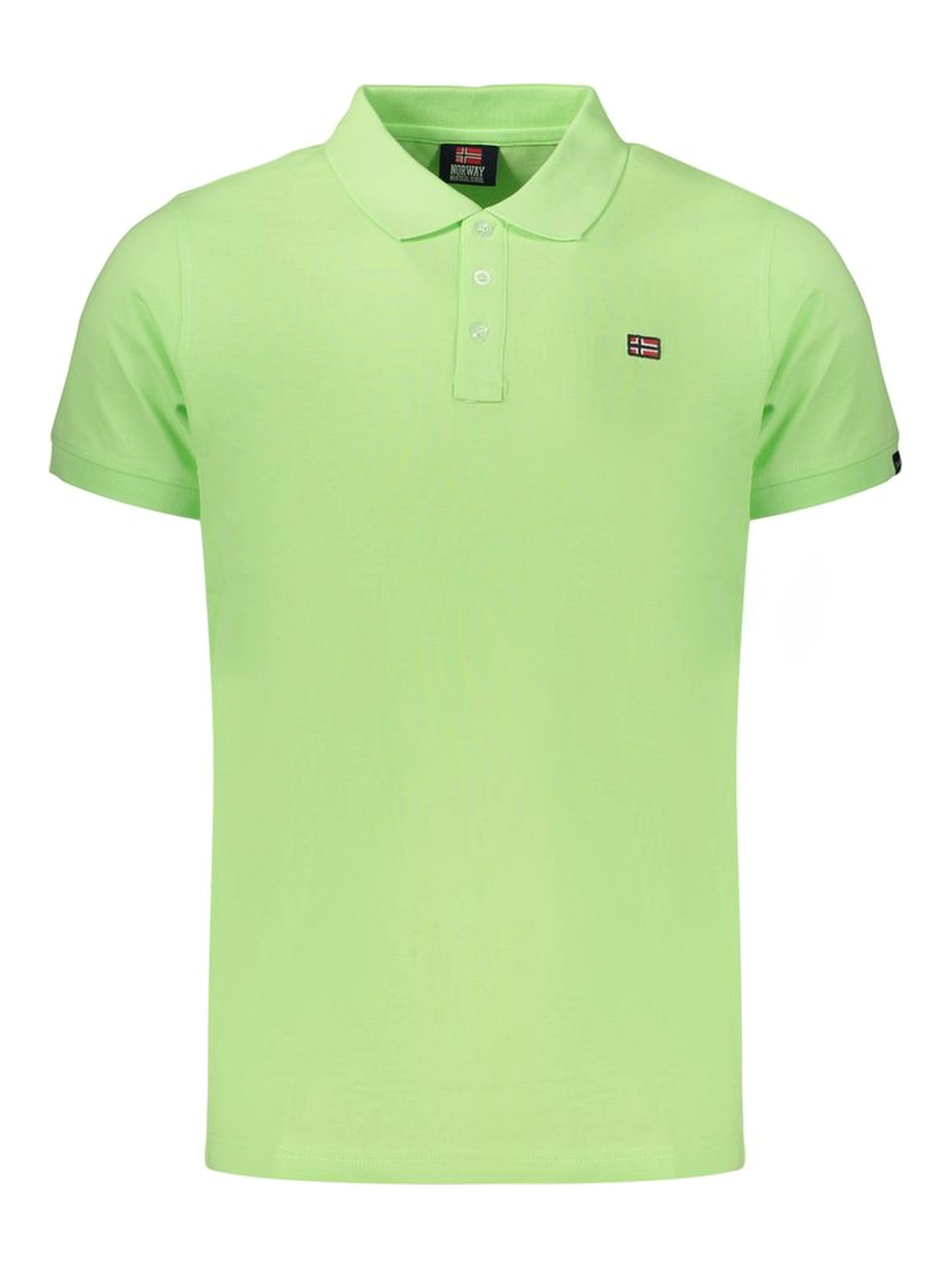 Green Cotton Polo Shirt