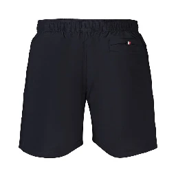 Blue Polyester Swim Shorts