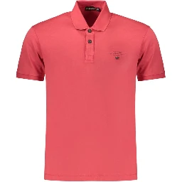 Red Cotton Polo Shirt