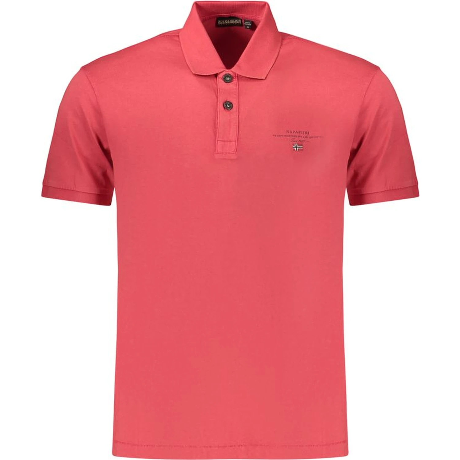 Red Cotton Polo Shirt